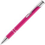 учка шариковая Keskus Soft Touch, розовая