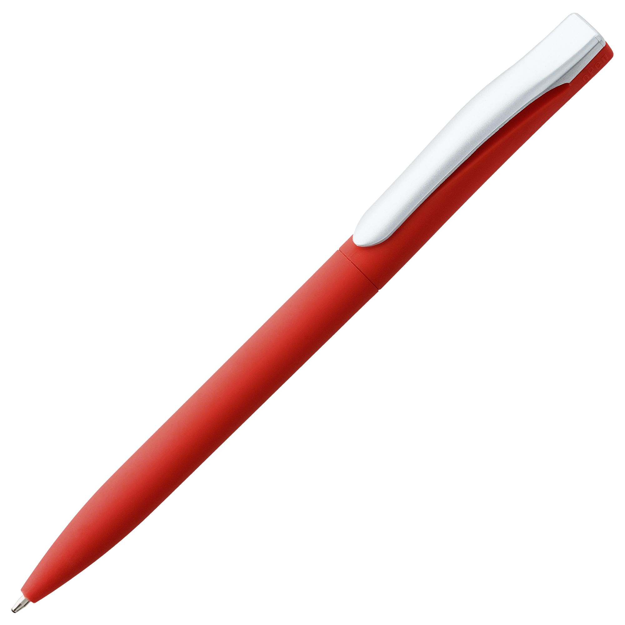 3322.50_1 Ручка шариковая Pin Soft Touch, красная
