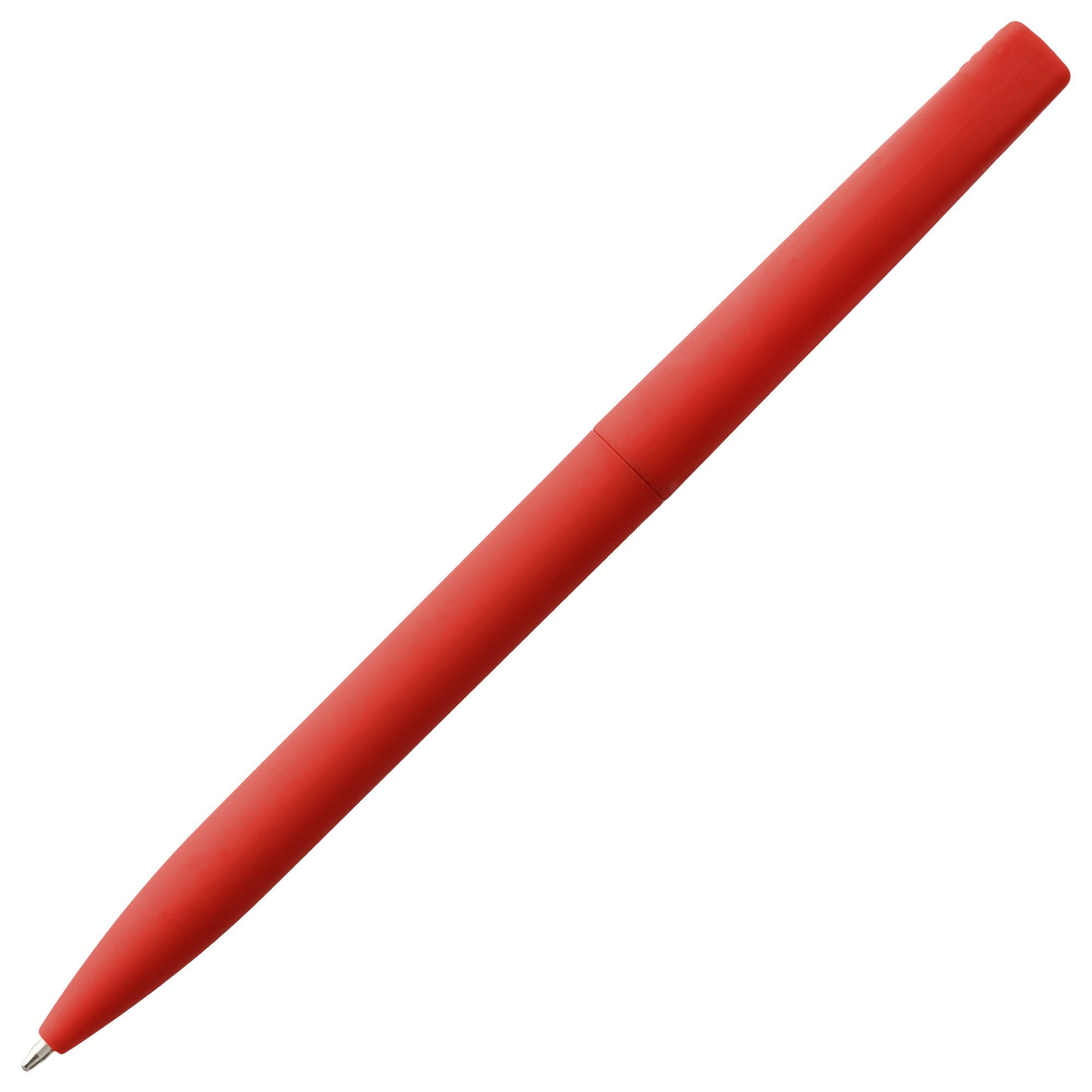 3322.50_5 Ручка шариковая Pin Soft Touch, красная