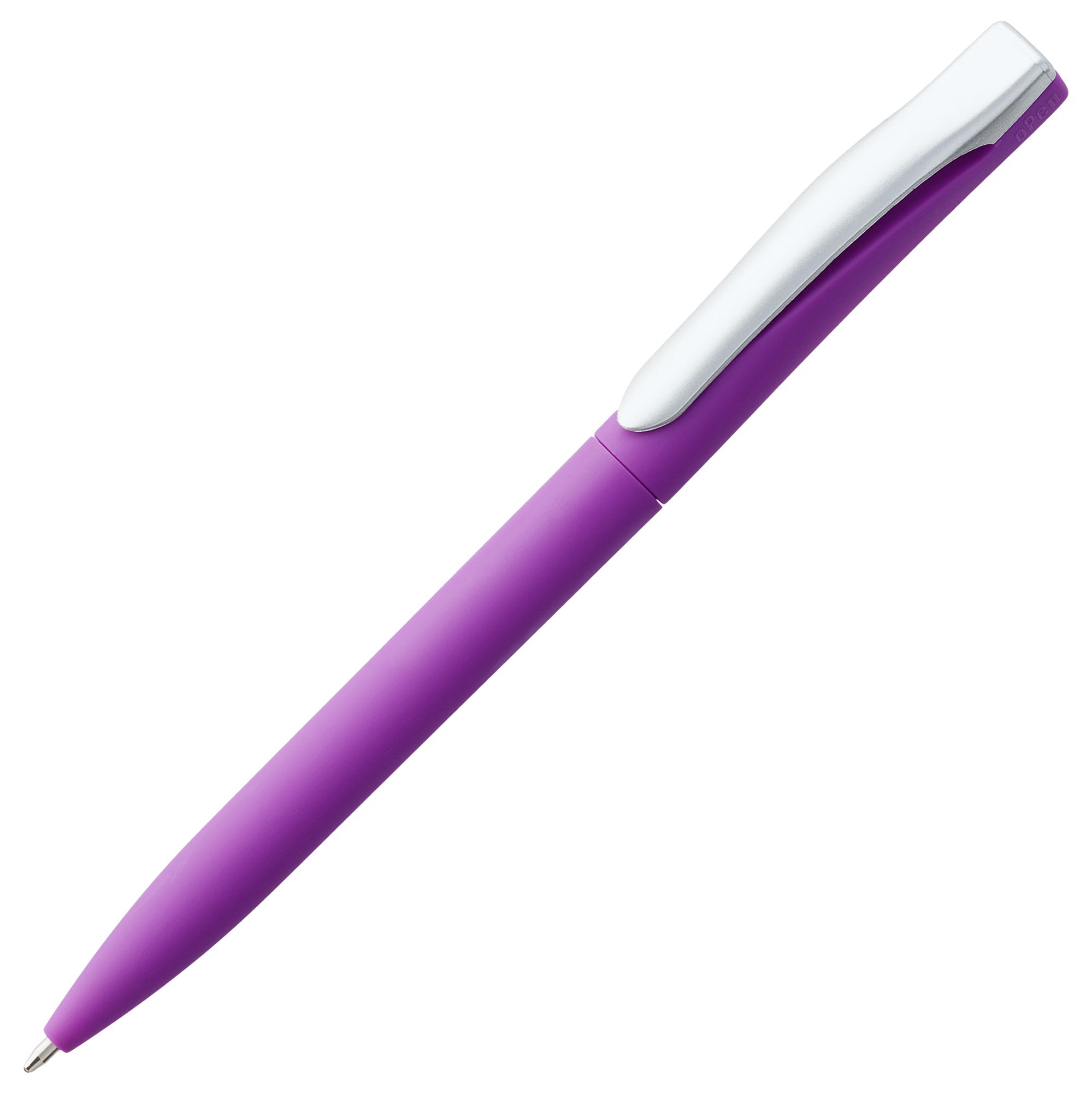 3322.70_1 Ручка шариковая Pin Soft Touch, фиолетовая