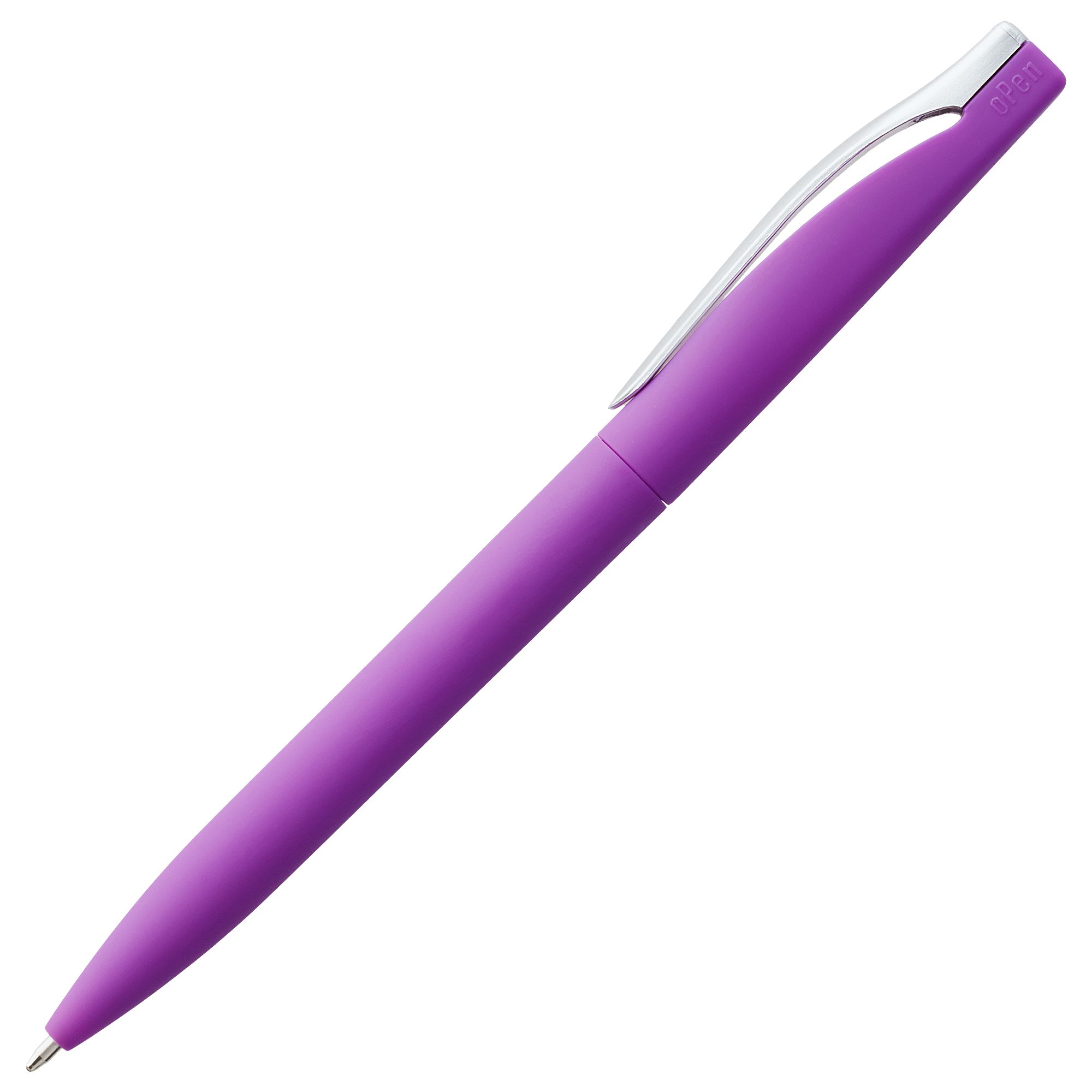 3322.70_2 Ручка шариковая Pin Soft Touch, фиолетовая